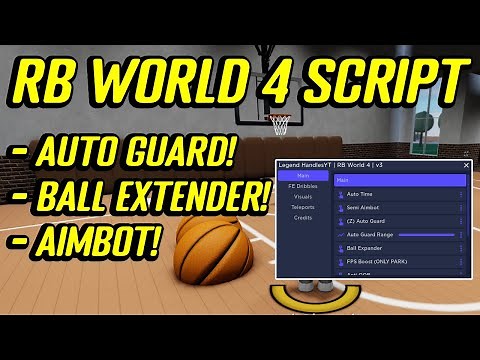 NEW RB World 4 Script GUI Hack OP (Auto Guard, Ball Extender, Aimbot, AND MORE) *PASTEBIN*