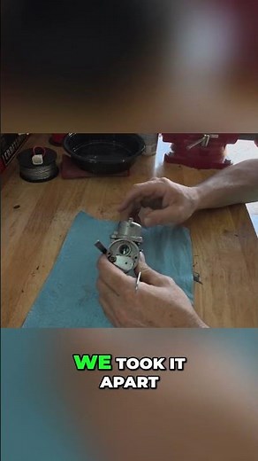 Carburetor Cleaning: Step-by-Step DIY Guide #shorts