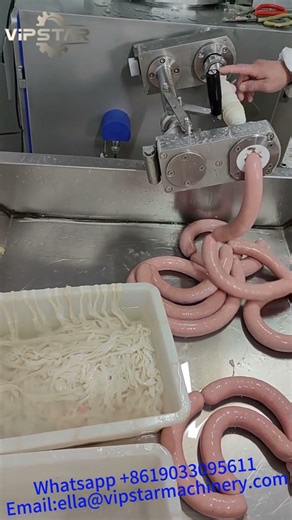 vacuum stuffer filler machine #vipstarmachinery #foodmachinery#sausagemachine
