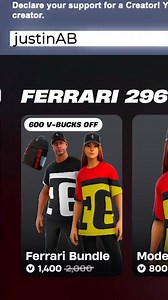 *ULTRA RARE* Ferrari skins in Fortnite! #fortnite #fyp #itemshop #fortniteitemshop | AciDic BliTzz