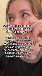 Female Alpha x Male Omega 🤭 #omegaverse #omega #alphaxomega #ao3 #fanfiction