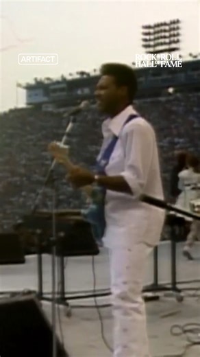 17K views · 224 reactions | Nile Rodgers Electric Guitar, 1980 | Nile Rodgers played this guitar during his performance on the Philadelphia stage at the Live Aid festival on July 13th, 1985. During the event, he performed with 2008 Rock Hall Inductee Madonna and the Thompson Twins, plus joined the ensemble for the finale of "We Are the World." Nile Rodgers was inducted into the Rock & Roll Hall of Fame in 2017.  | Rock & Roll Hall of Fame | Facebook