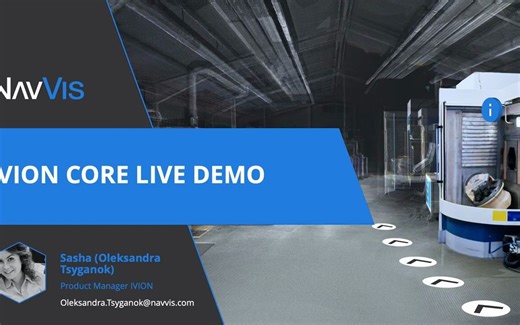 INTERGEO 2021_ NavVis IVION Core live demo