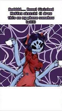 Come draw Muffet with me! | #muffet #spiderdance #undertale #fanart #drawing #speedpaint #art