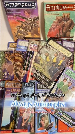 They always have Animorphs #goosebumps #animorphs #bookseries