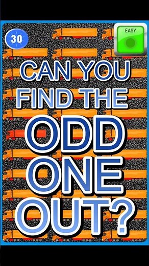 Can You Find The Odd One Out In Just 30s? - 🟢 Easy Challenge 🟢 - 🔍 Odd One Out! 🔍