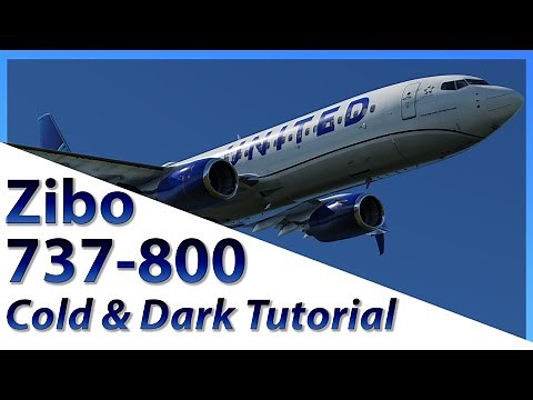 Zibo 737-800 Cold & Dark Tutorial Part 1 | Xplane12