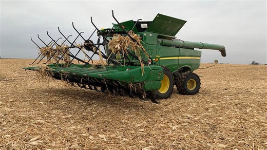 The Never Ending Field! Kelderman Corn Reel In Use.