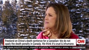 Freeland calls international support from allies ‘encouraging’ over detained Canadians in China