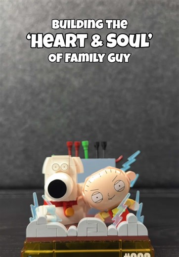 Stewie and Brian, the ‘Heart and Soul’ of Family Guy! Did anyone else catch the Easter Egg? That was a very nice touch! @brickcraft knocked it out of the park with these! #brickcraft #brickculture #familyguy #stewieandbrian #toys