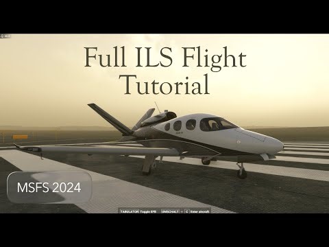 Microsoft Flight Simulator 2024 - Full ILS flight in the Cirrus Vision Jet G2