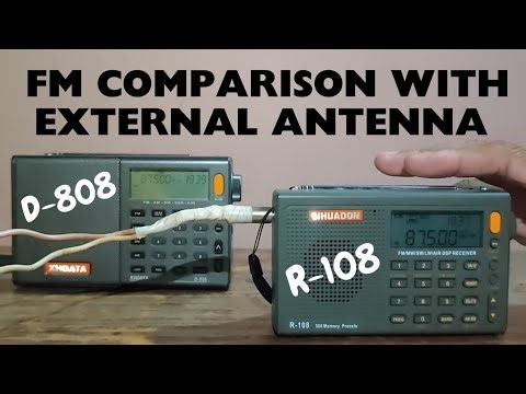 Xhdata D-808 vs Sihuadon R-108 on FM with external antenna | मस्ती भरी तुलना |