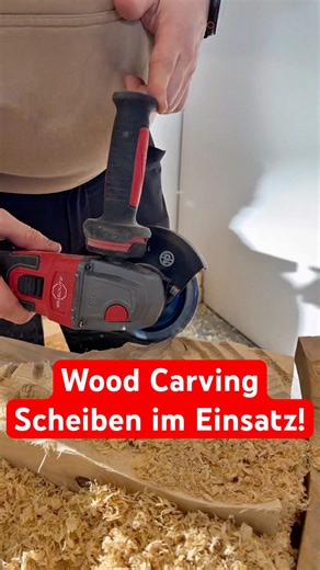 SOWAS schonmal gesehen? KAINDL Wood Carving Scheiben für WINKELSCHLEIFER 🔥 #shorts #diy