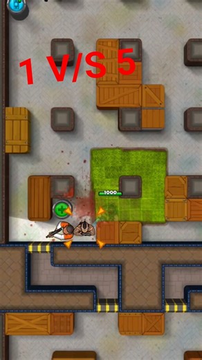 1 V/ S 5 Hunter assassin game 👿👽 #thegames #shorts #gaming