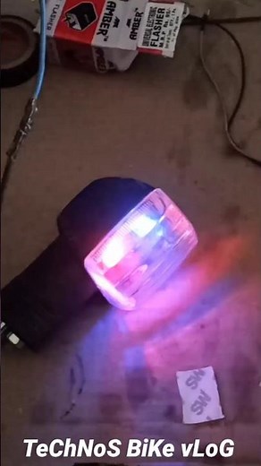 Bike Indicator Modification||Two LED lights installed in the indicator||splendor indicator|techno...