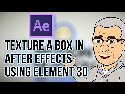 How To Texture a Box Using Video Copilot Element3D