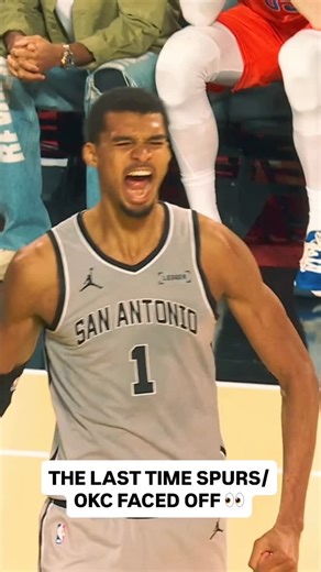 NBA on Instagram: "Top 2 teams in the West. Shai and Wemby. Thunder and Spurs. 🔥 After their INSTANT CLASSIC in Vegas 10 days ago… these BUDDING RIVALS face off at 8:30pm/et on NBA League Pass! 🍿"
