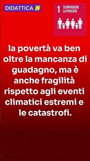 OBIETTIVO N°1 AGENDA 2030 descrizione breve #creative #agenda2030