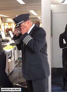 9.7M views · 1.2K reactions | Grab the tissues. American Airlines pilot Capt. Brian Lenzen was serenaded with an Irish blessing after his retirement flight from Dublin to Chicago. | The National Desk - TND | Facebook