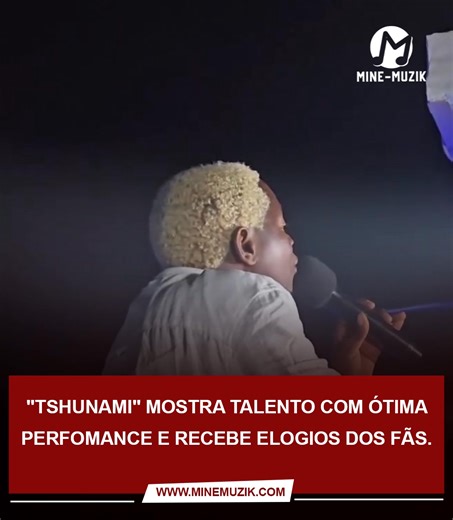 "Tshunami" mostra talento com ótima performance e recebe elogios dos fãs. | Mine Muzik