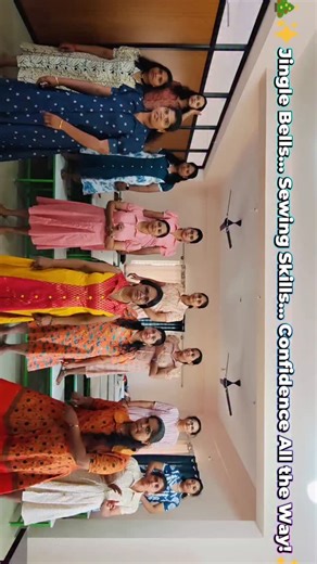 Lakshmi G on Instagram: "✨ Jingle Bell Reel with Our Offline Tailoring Class Students | Kurti Stitched & Worn 🎄 Today’s reel is super special! We stitched these beautiful Kurtis in our Offline Tailoring Class, and now we are happily wearing them and celebrating the festive mood with our students 🎄✨ If you also want to learn professional tailoring with confidence, join our Online or Offline Tailoring Courses. 📍 Learn With Lakshmi – Bengaluru 📞 9986929393 🎯 Practical Training | Professional G