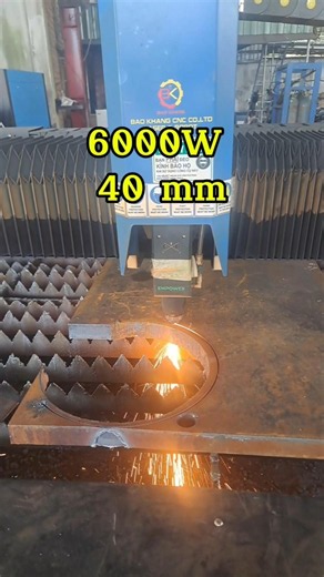 Máy Laser 6000w -40 mm. #cypcut #welding #12000w #6000w #30kw #30000w