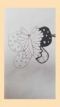 How to draw butterfly drawing 🦋🎨🖌️ #music