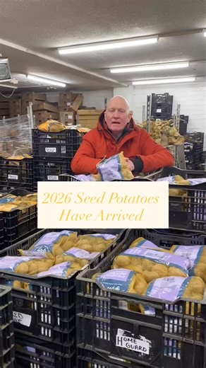 Our warehouse is filling up and the 2026 new season seed Potatoes have arrived.From trusted favourites to exciting new varieties, they’re on sale now in our shop and online. Whether you’re planning a productive allotment or a small garden grow space , now the perfect time to get planting. mr Middleton supplying generations of gardeners who care about quality, #mrmiddletongardenshop #growyourownveggies #gardening #kitchengarden #seedpotatoes | Mr Middleton Garden Shop