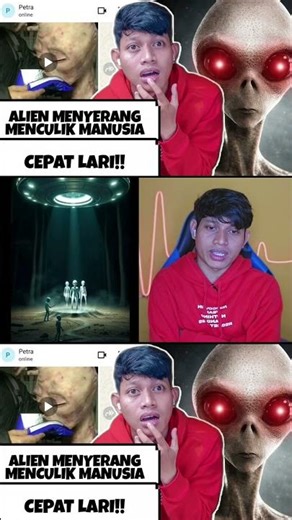 Aliens Land on UFO in the Middle of the Forest