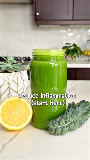 Green Juice for Inflammation 🌿 (Day 1) #greenjuice #detoxjuice #immunity