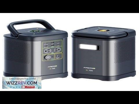 FREMO Portable Power Station X700 662Wh LiFePo4 Battery Solar Generator w 2 Upto 110V 1000W