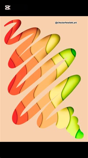 Easy 3D Art you can do!🫶🏾 #art #painting #procreate #procreatetutorial #draw #howto #tutorial