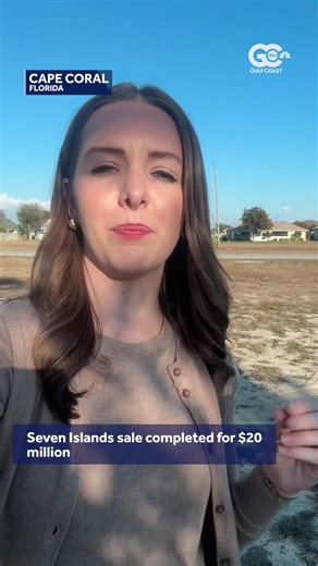 The city of Cape Coral has officially sold the land for the long-discussed Seven Islands project for $20 million, a deal that leaves millions of dollars available for future city projects. More: https://www.gulfcoastnewsnow.com/article/cape-coral-seven-islands-sale-florida/70350055 | Gulf Coast News