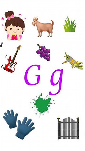 Hard G sound | Phonics - The Letter G -Jolly Phonics​ /g/ sound -​'g' words | Letter Sounds
