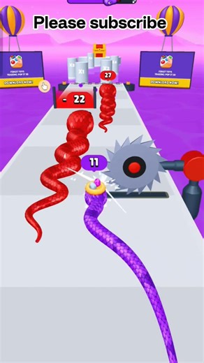 Snake run 3d new update part 138 #viralvideo #snake