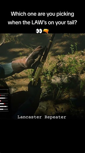 The law is on your tail what's your go to gun for cowboy shoot out 🔫 #gamingshorts #viralgaming #fyp