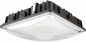 Konlite 63W/45W/30W LED Canopy Light - Selectable - 5000K/4000K - 9,360LM - Dimmable - 120-277V - 250W Equal, Residential & Commercial Indoor & Outdoor Light Fixture, UL, Dark Bronze - Amazon.com