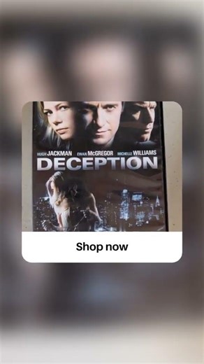 Deception (DVD, 2008, R) Hugh Jackman, Ewan McGregor, Michelle Williams