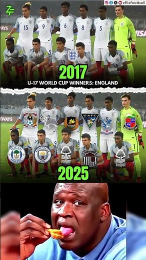 England U-17 World Cup Winners 2017 🆚 2025