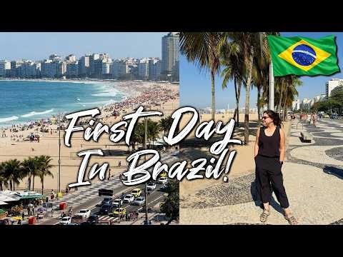 Our First Day In BRAZIL! Copacabana & More!
