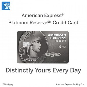 2.6K views · 6.9K reactions | Embark on an enhanced realm of privileges with your reimagined American Express Platinum ReserveSM Credit Card. Distinctly yours, every day! Apply Now | American Express | Facebook