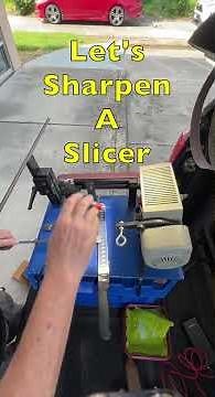 Mobile Knife Sharpening with the AMK-75 #sharpenrightservicesllc