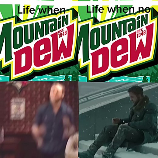Divertido meme de Mountain Dew y soda