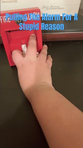 Pulling The Fire Alarm At School To Skip A Test 😂