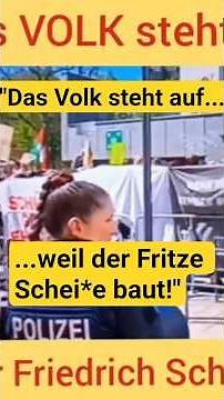💥MASSEN-PROTEST💥MERZ MUSS WEG‼️"Das Volk steht auf,weil der Fritze Schei*e baut"#viral#politik #news
