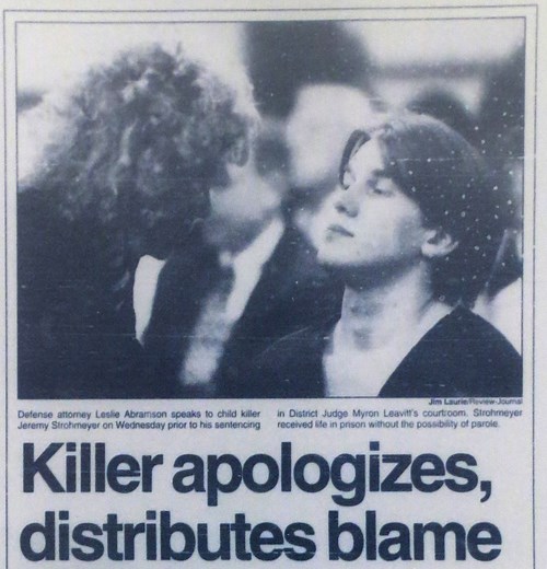 20 years ago today, 7-year-old Sherrice Iverson was lured from an arcade into a Primm casino restroom, sexually assaulted and slowly strangled before her killer snapped her neck. At the time of the slaying, her killer, Jeremy Strohmeyer, was a high school senior, adopted at birth by a well-off Long Beach family, detectives said. Strohmeyer continues to fight for the possibility of parole. Read & view more→http://reviewjr.nl/2rmIADi | Las Vegas Review-Journal