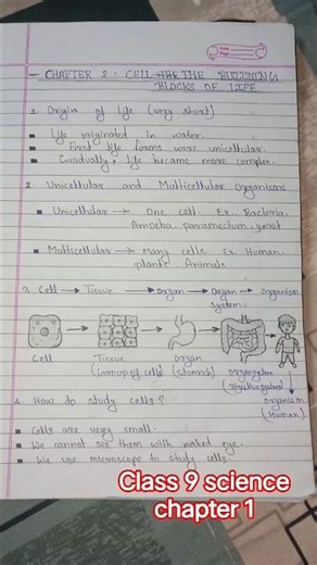 Class 9 science notes chapter 1 👍👍👌 #education #viral #notes