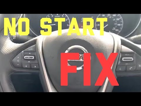 Nissan Won't Start Push Button Start- NO CRANK NO START- EASY FIX