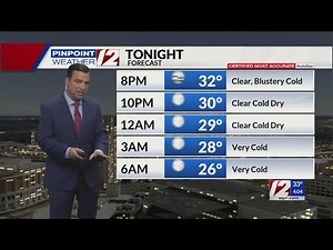 WEATHER NOW: Clearing Colder Tonight