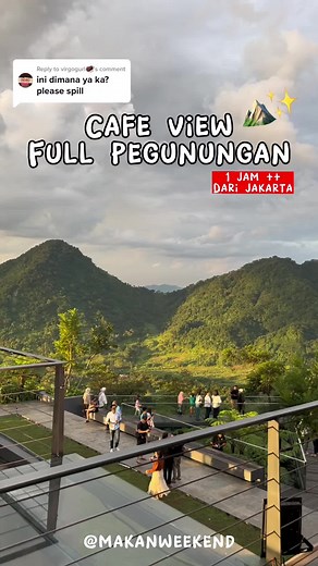 Cafe with Spectacular Views in Upper Clift Sentul Bogor